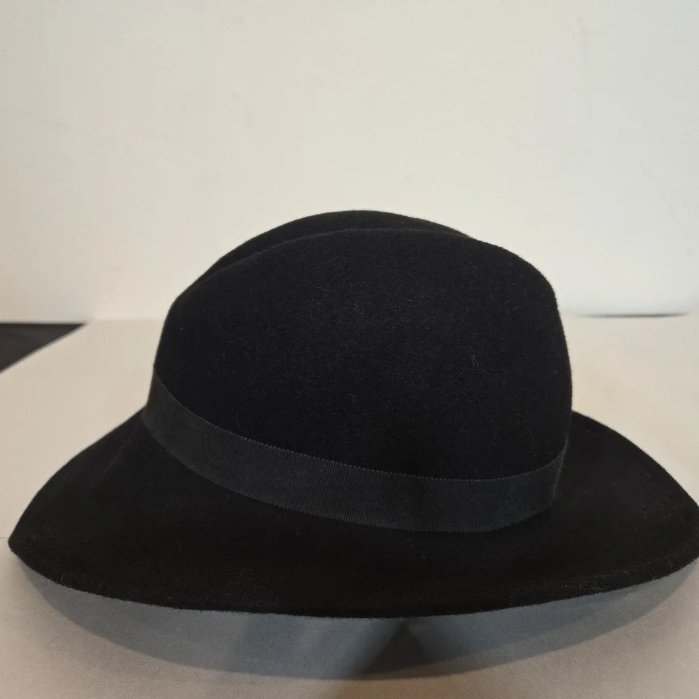 Vintage Lancaster 100% Wool Hat With Feather - Picture 5 of 12